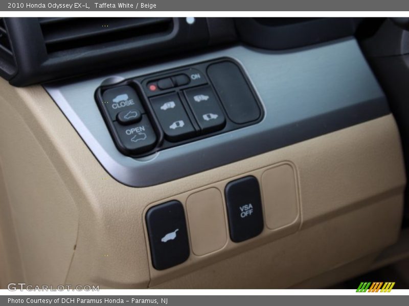 Taffeta White / Beige 2010 Honda Odyssey EX-L