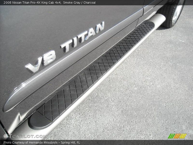 Smoke Gray / Charcoal 2008 Nissan Titan Pro-4X King Cab 4x4