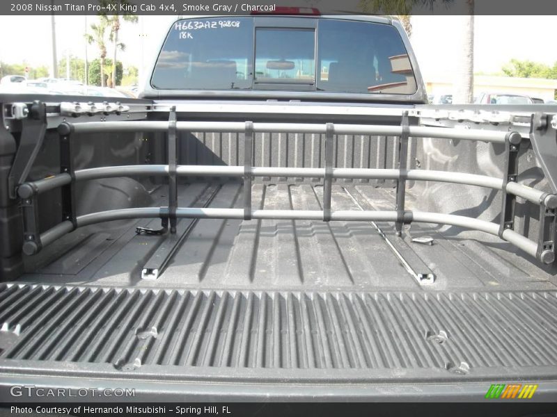 Smoke Gray / Charcoal 2008 Nissan Titan Pro-4X King Cab 4x4