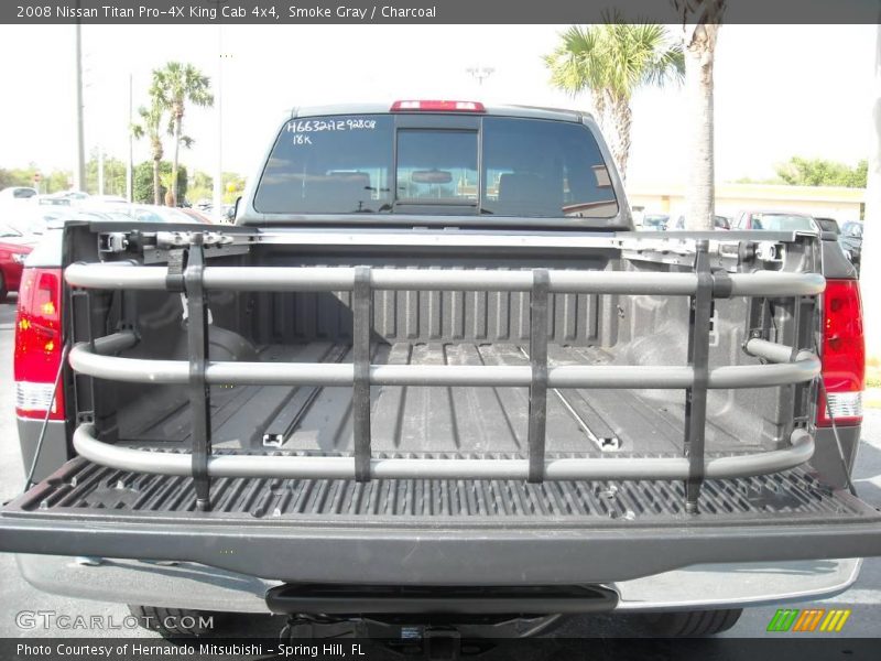 Smoke Gray / Charcoal 2008 Nissan Titan Pro-4X King Cab 4x4