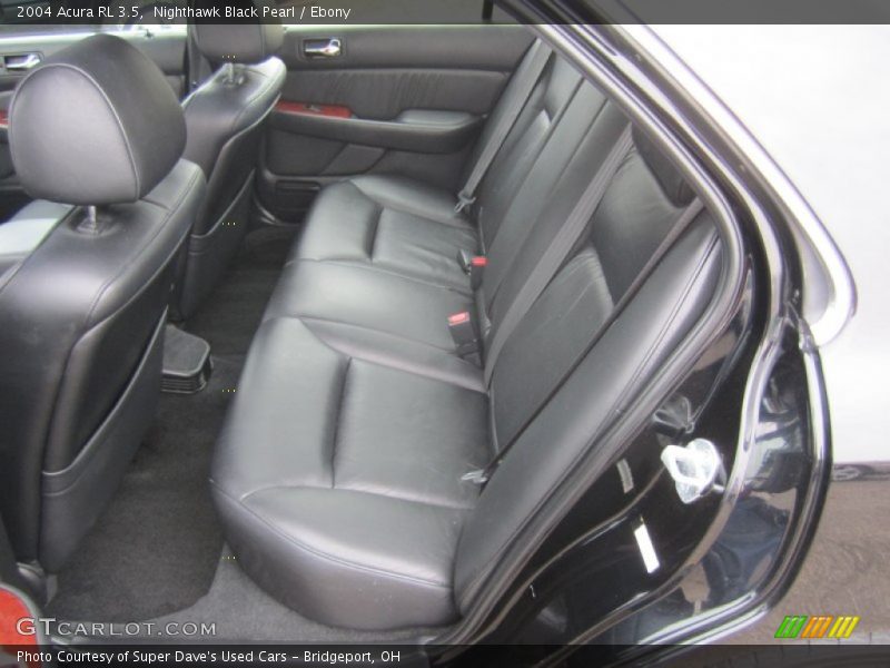 Rear Seat of 2004 RL 3.5