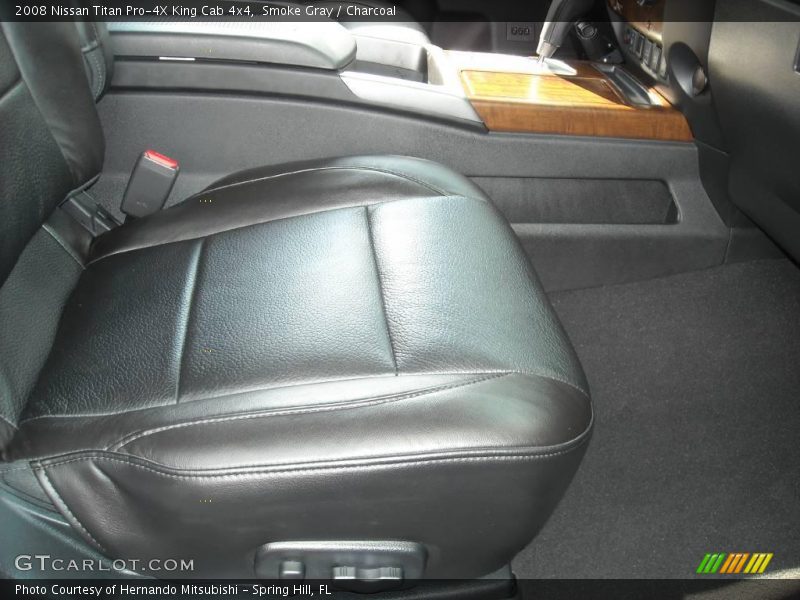 Smoke Gray / Charcoal 2008 Nissan Titan Pro-4X King Cab 4x4