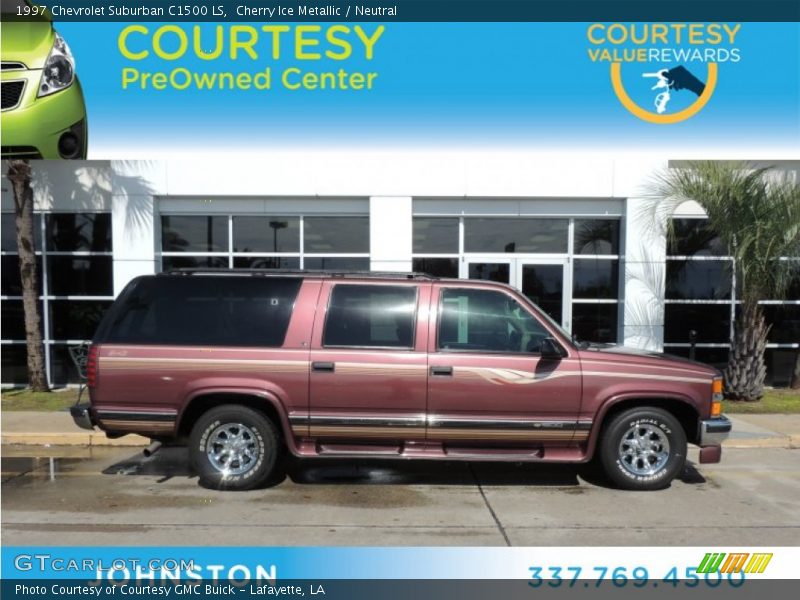 Cherry Ice Metallic / Neutral 1997 Chevrolet Suburban C1500 LS