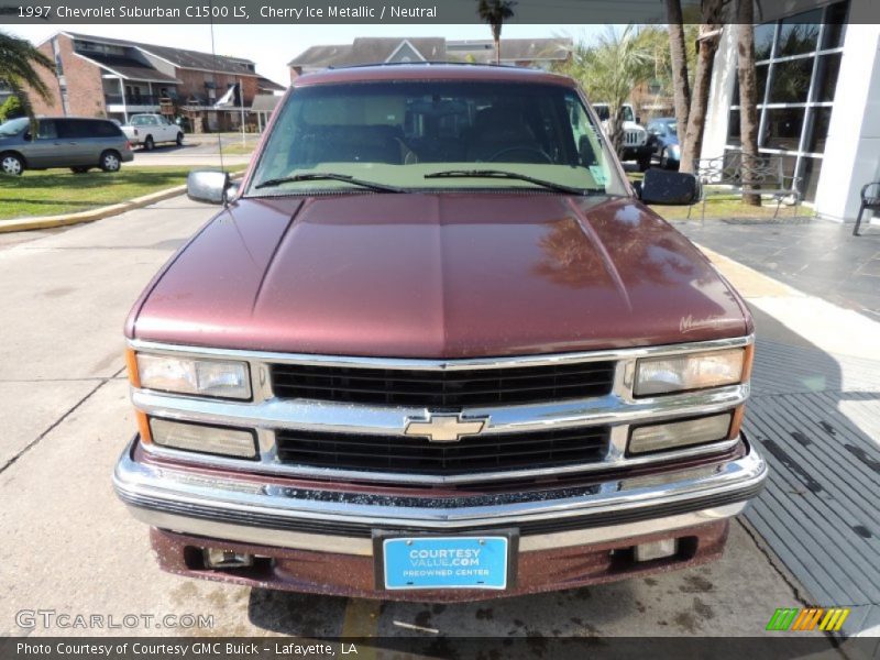 Cherry Ice Metallic / Neutral 1997 Chevrolet Suburban C1500 LS