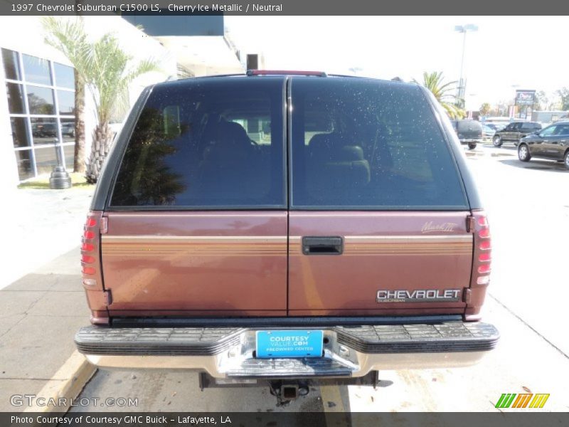 Cherry Ice Metallic / Neutral 1997 Chevrolet Suburban C1500 LS