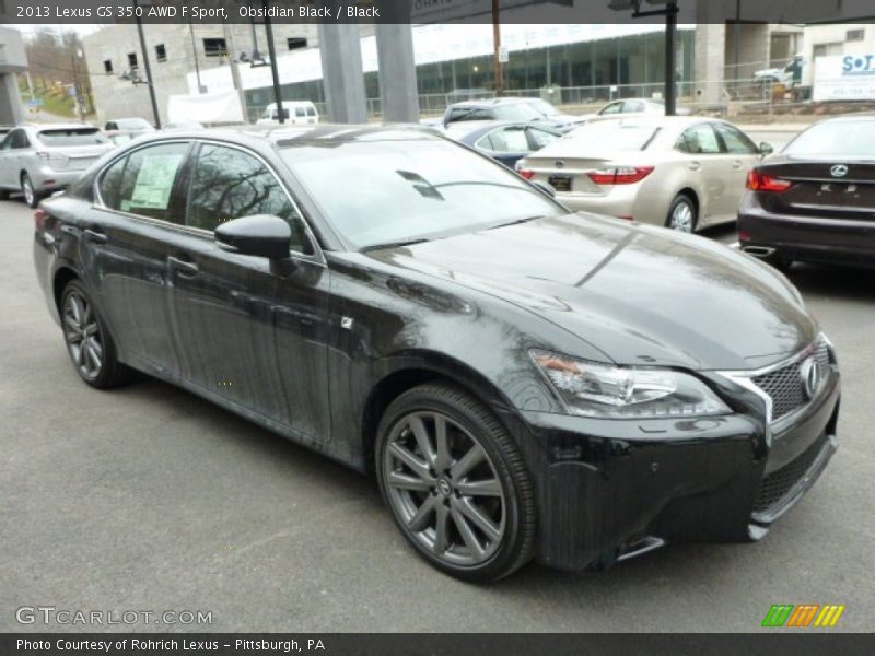 Obsidian Black / Black 2013 Lexus GS 350 AWD F Sport