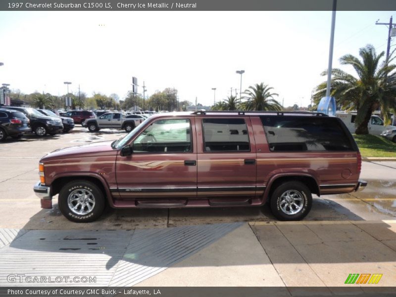 Cherry Ice Metallic / Neutral 1997 Chevrolet Suburban C1500 LS