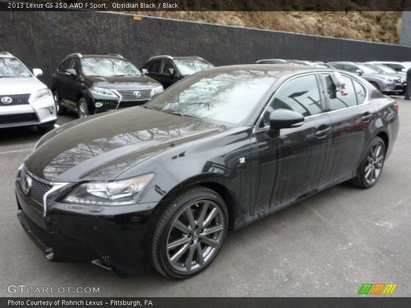 Obsidian Black / Black 2013 Lexus GS 350 AWD F Sport