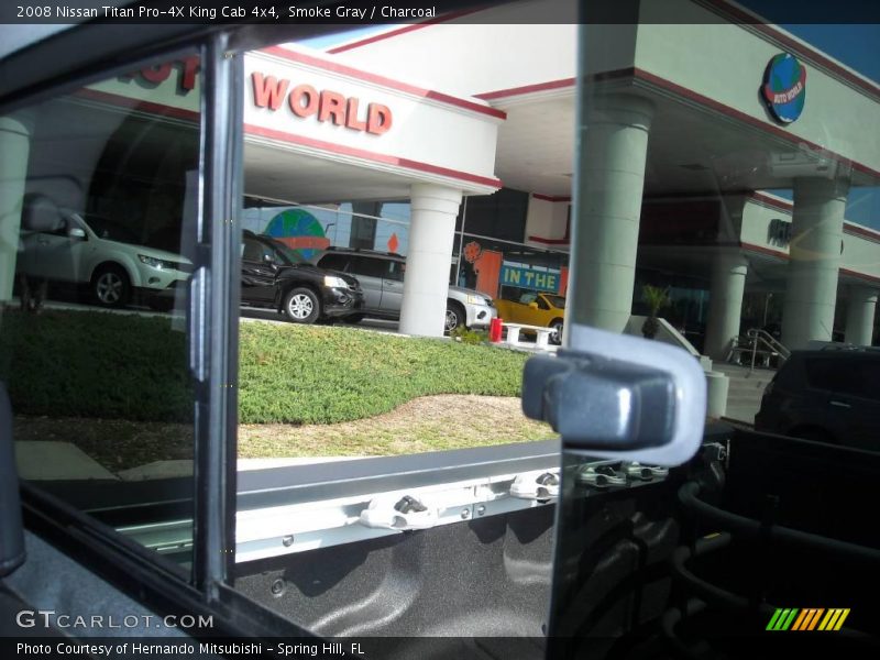 Smoke Gray / Charcoal 2008 Nissan Titan Pro-4X King Cab 4x4
