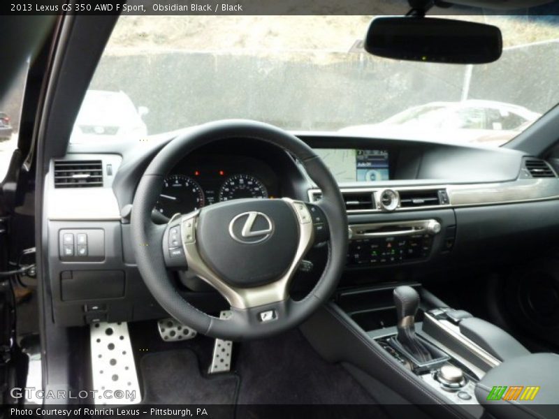 Obsidian Black / Black 2013 Lexus GS 350 AWD F Sport