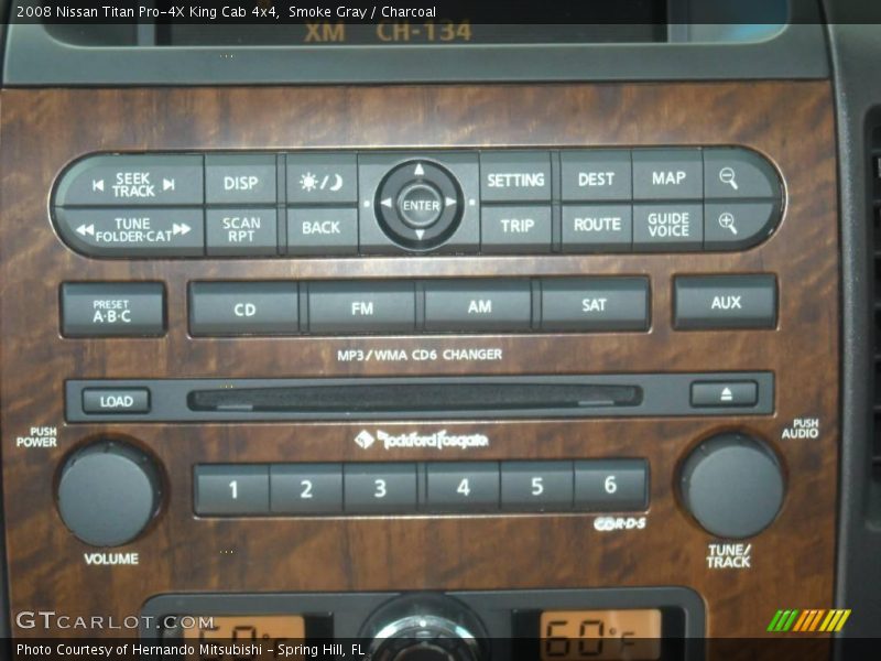 Smoke Gray / Charcoal 2008 Nissan Titan Pro-4X King Cab 4x4
