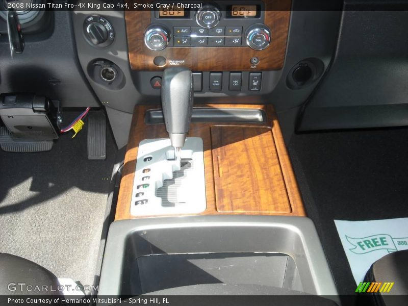 Smoke Gray / Charcoal 2008 Nissan Titan Pro-4X King Cab 4x4
