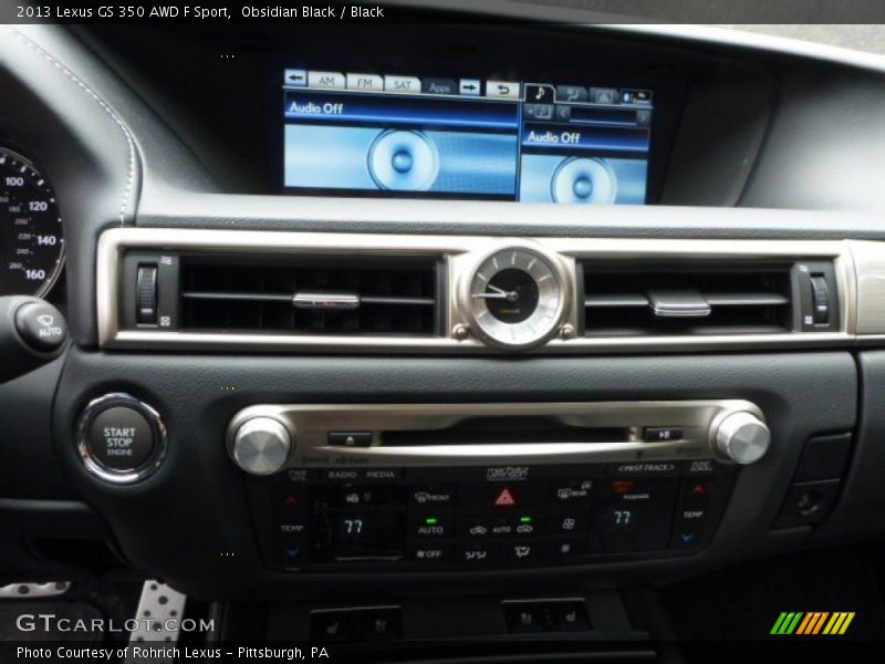 Obsidian Black / Black 2013 Lexus GS 350 AWD F Sport