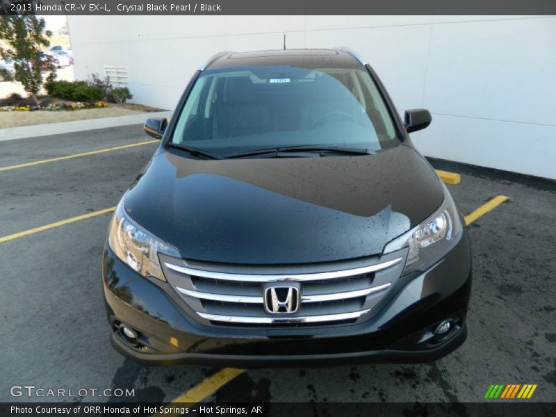Crystal Black Pearl / Black 2013 Honda CR-V EX-L