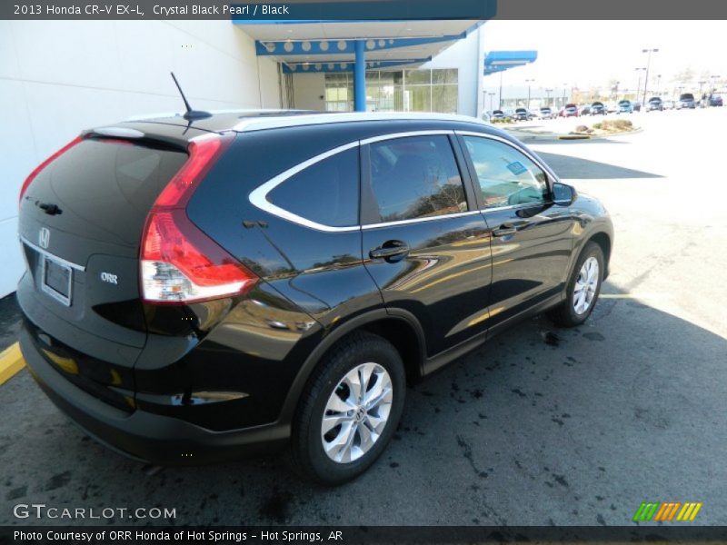 Crystal Black Pearl / Black 2013 Honda CR-V EX-L