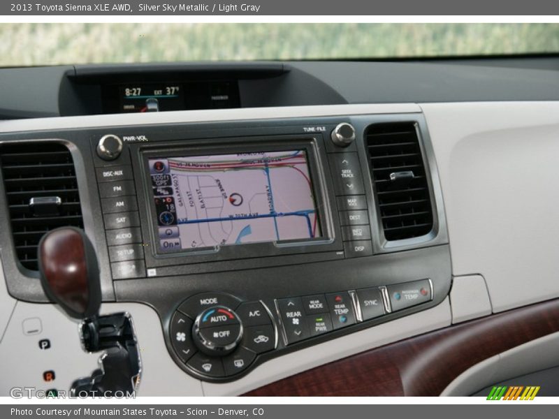 Silver Sky Metallic / Light Gray 2013 Toyota Sienna XLE AWD