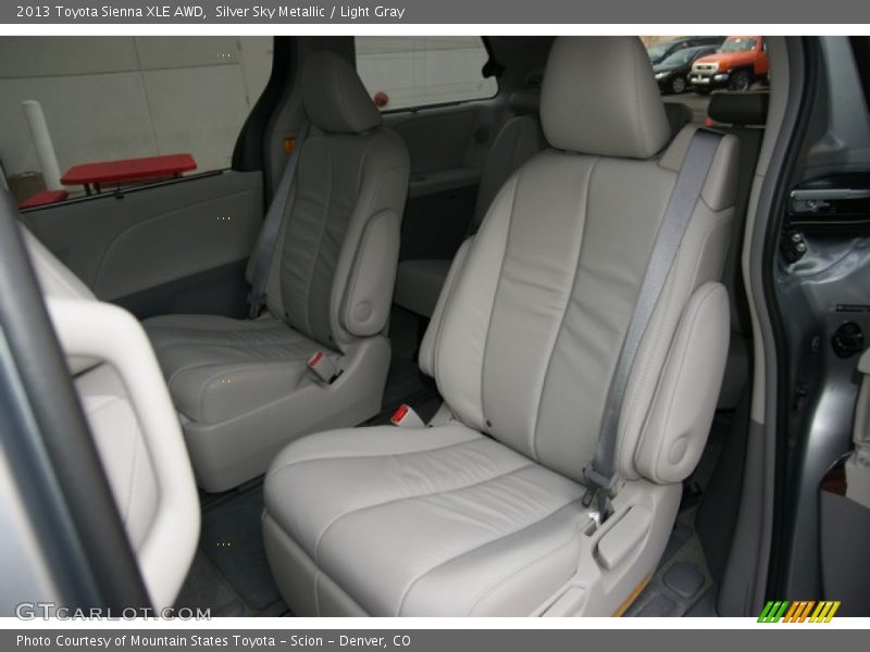 Silver Sky Metallic / Light Gray 2013 Toyota Sienna XLE AWD