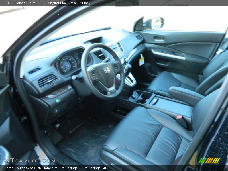 Black Interior - 2013 CR-V EX-L 