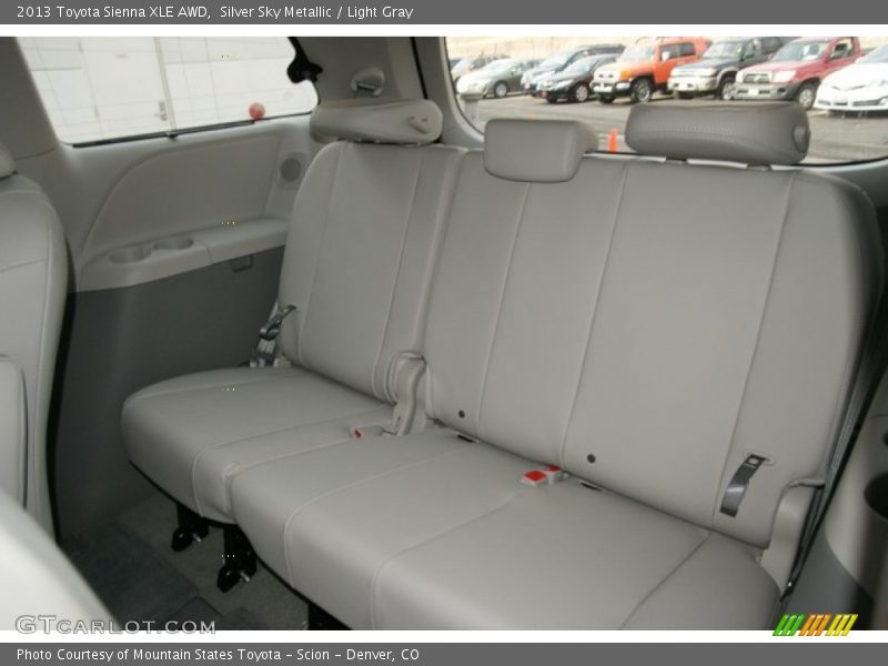 Silver Sky Metallic / Light Gray 2013 Toyota Sienna XLE AWD