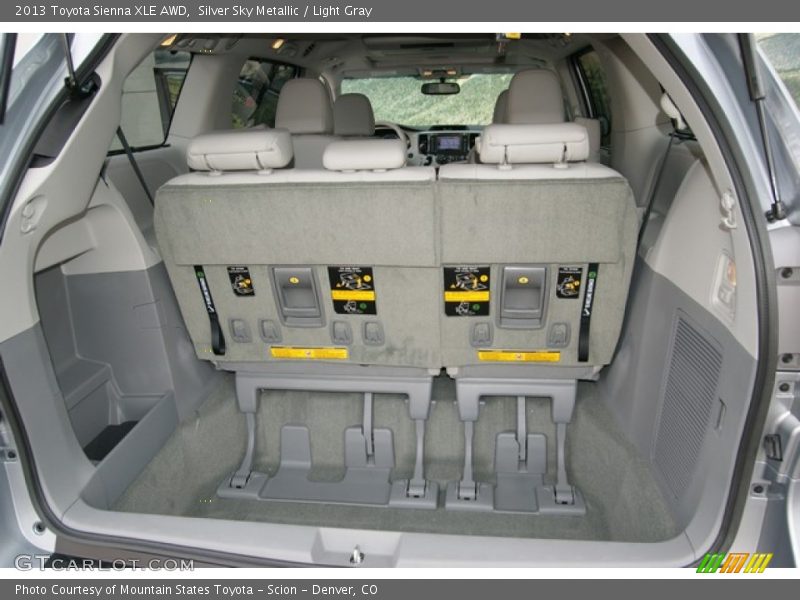 Silver Sky Metallic / Light Gray 2013 Toyota Sienna XLE AWD