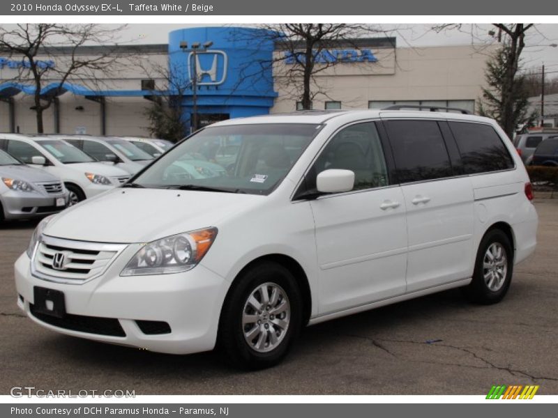 Taffeta White / Beige 2010 Honda Odyssey EX-L