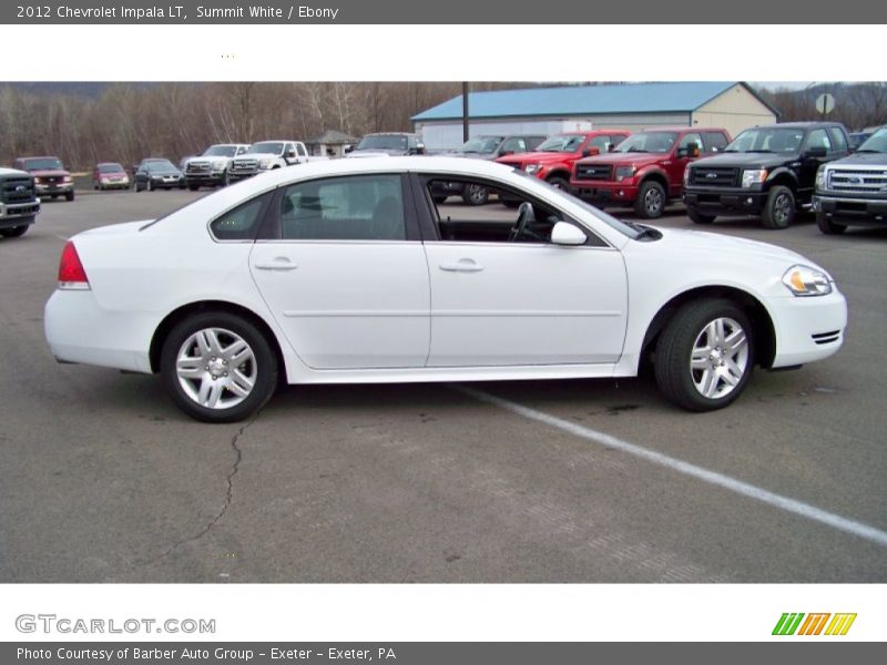 Summit White / Ebony 2012 Chevrolet Impala LT