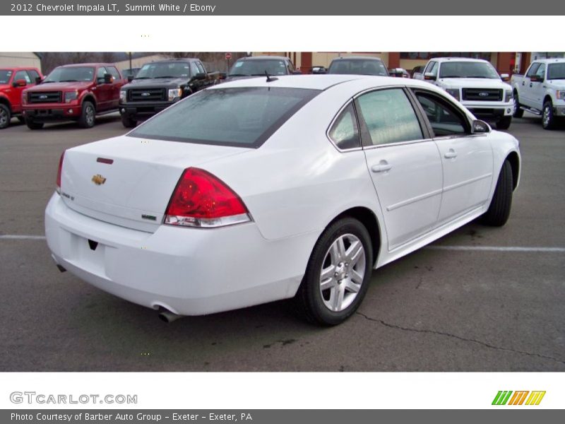 Summit White / Ebony 2012 Chevrolet Impala LT