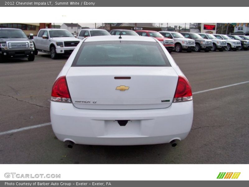 Summit White / Ebony 2012 Chevrolet Impala LT