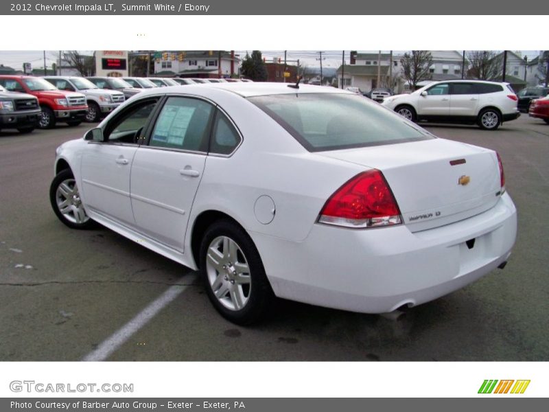Summit White / Ebony 2012 Chevrolet Impala LT