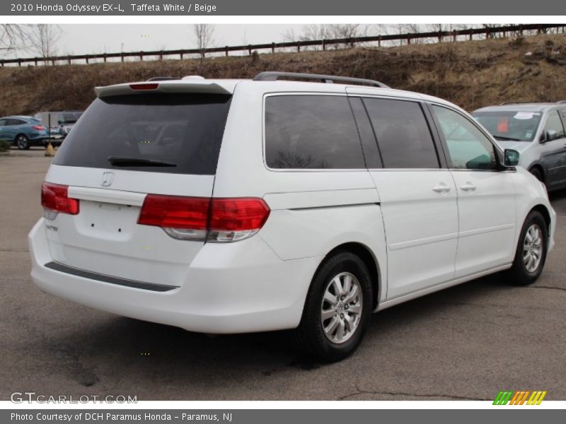 Taffeta White / Beige 2010 Honda Odyssey EX-L