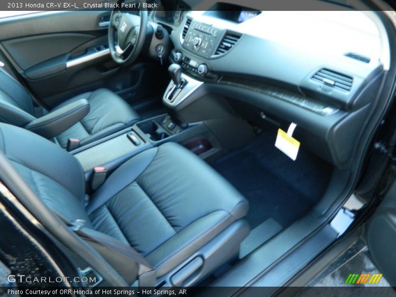Crystal Black Pearl / Black 2013 Honda CR-V EX-L