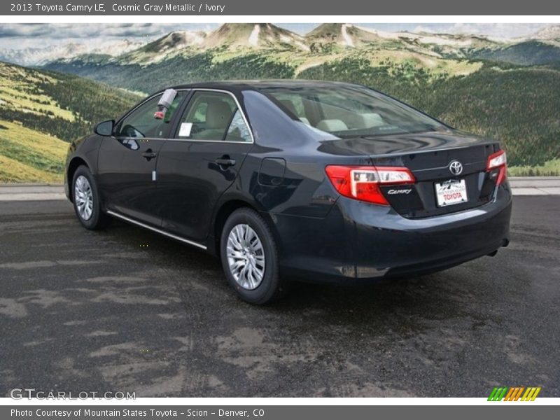 Cosmic Gray Metallic / Ivory 2013 Toyota Camry LE