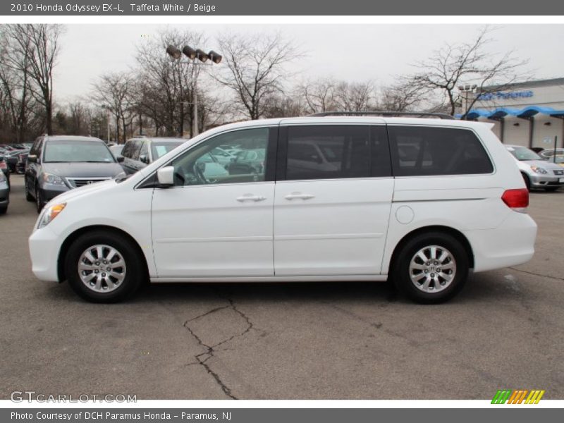 Taffeta White / Beige 2010 Honda Odyssey EX-L