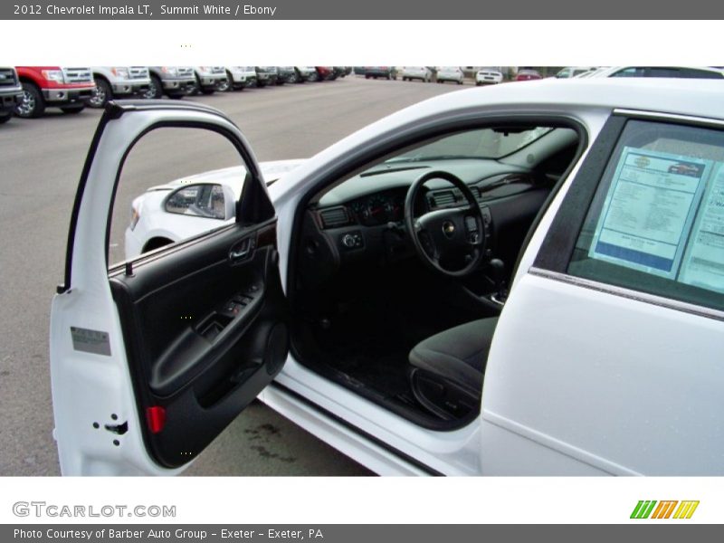 Summit White / Ebony 2012 Chevrolet Impala LT