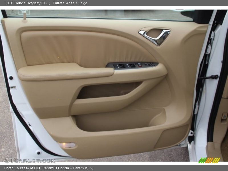 Taffeta White / Beige 2010 Honda Odyssey EX-L