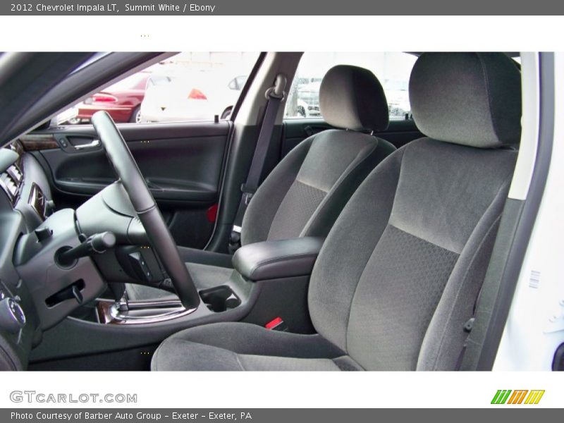 Front Seat of 2012 Impala LT