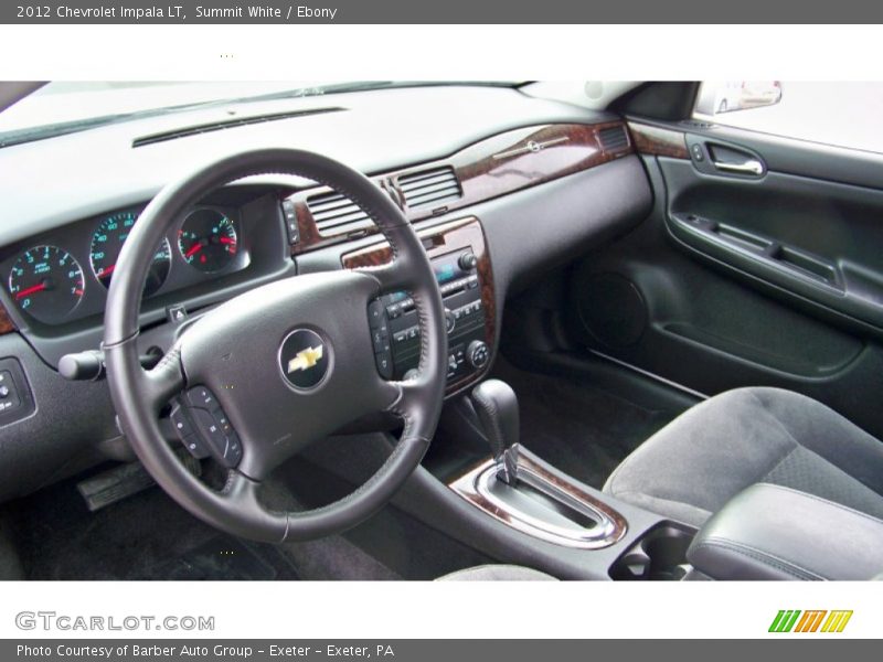 Summit White / Ebony 2012 Chevrolet Impala LT