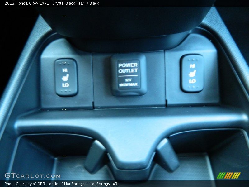 Crystal Black Pearl / Black 2013 Honda CR-V EX-L
