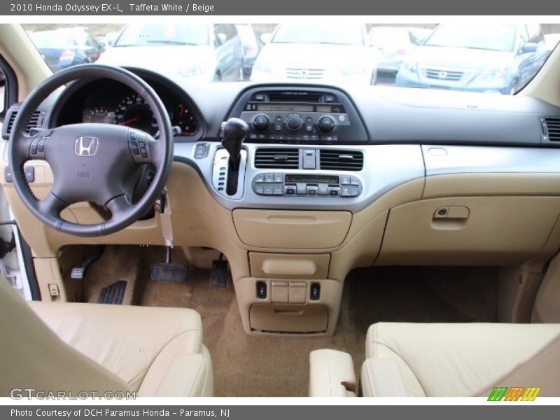 Taffeta White / Beige 2010 Honda Odyssey EX-L