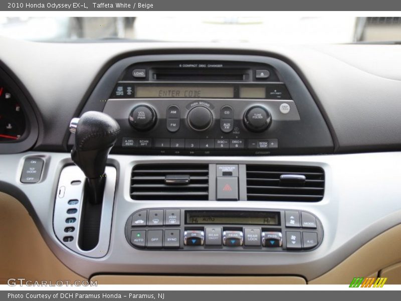 Taffeta White / Beige 2010 Honda Odyssey EX-L