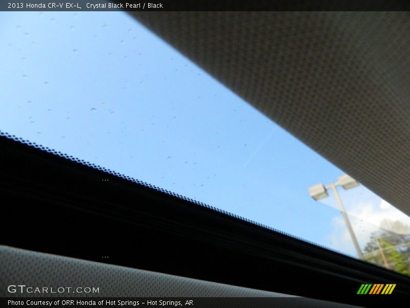 Crystal Black Pearl / Black 2013 Honda CR-V EX-L