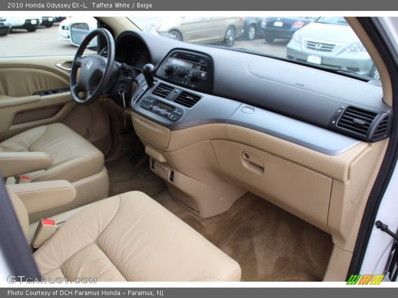 Taffeta White / Beige 2010 Honda Odyssey EX-L