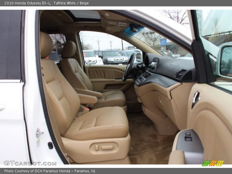Taffeta White / Beige 2010 Honda Odyssey EX-L