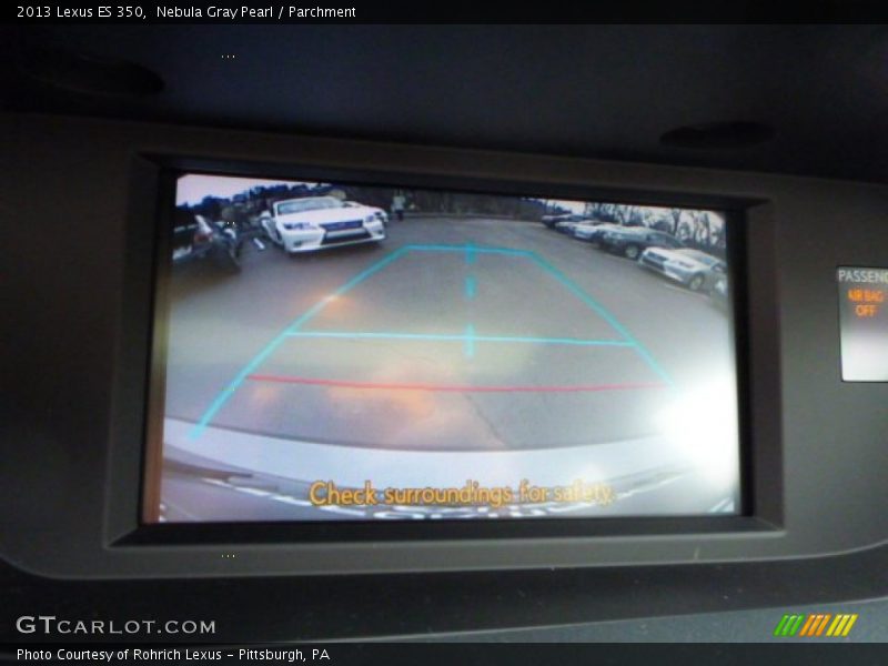 Nebula Gray Pearl / Parchment 2013 Lexus ES 350