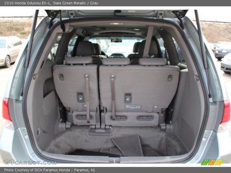 Slate Green Metallic / Gray 2010 Honda Odyssey EX-L