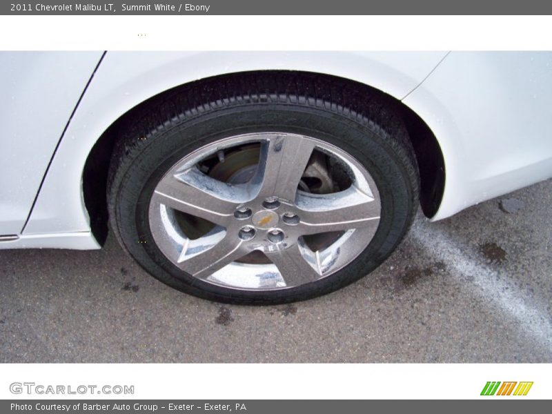 Summit White / Ebony 2011 Chevrolet Malibu LT