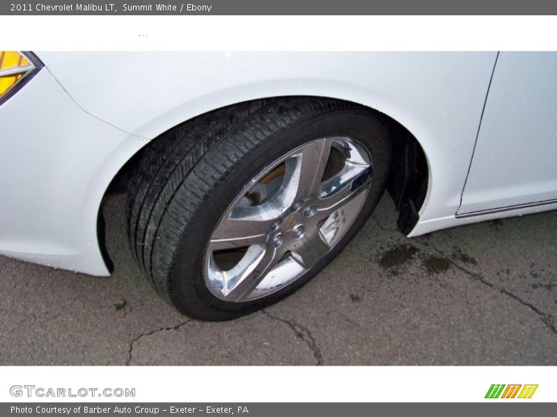 Summit White / Ebony 2011 Chevrolet Malibu LT