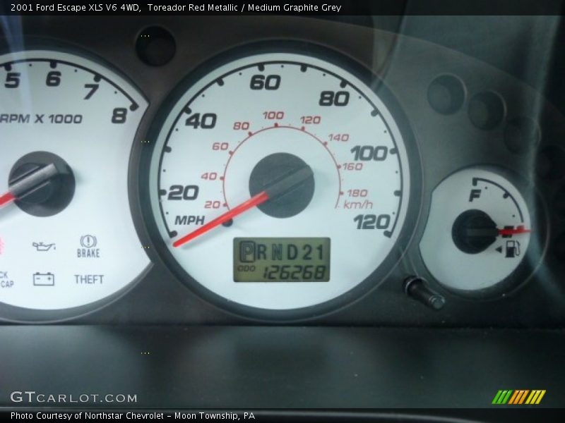 Toreador Red Metallic / Medium Graphite Grey 2001 Ford Escape XLS V6 4WD