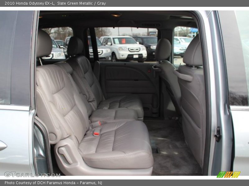 Slate Green Metallic / Gray 2010 Honda Odyssey EX-L