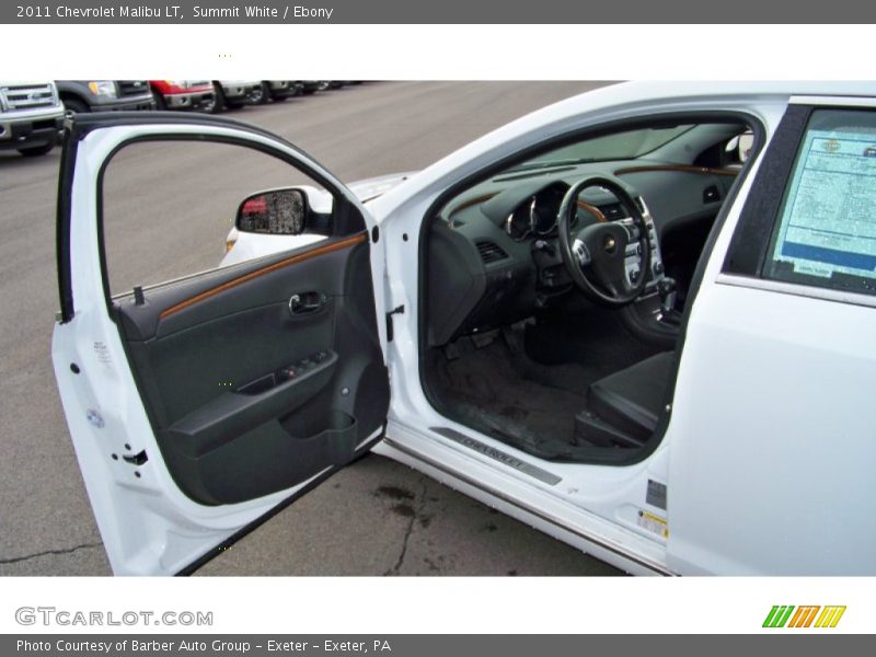 Summit White / Ebony 2011 Chevrolet Malibu LT